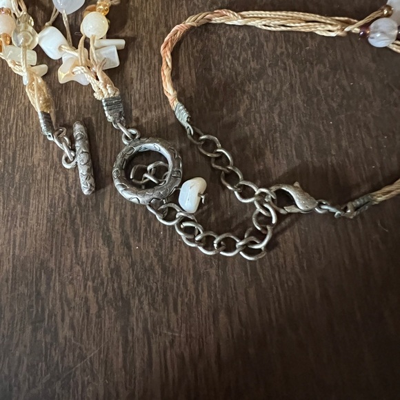 Multi Strand Stone Beaded Necklace Bracelet Set Jewlery - Picture 7 of 7